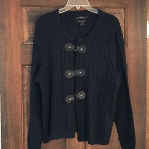 Tahiri Buckle Cardigan Merino Wool barely worn